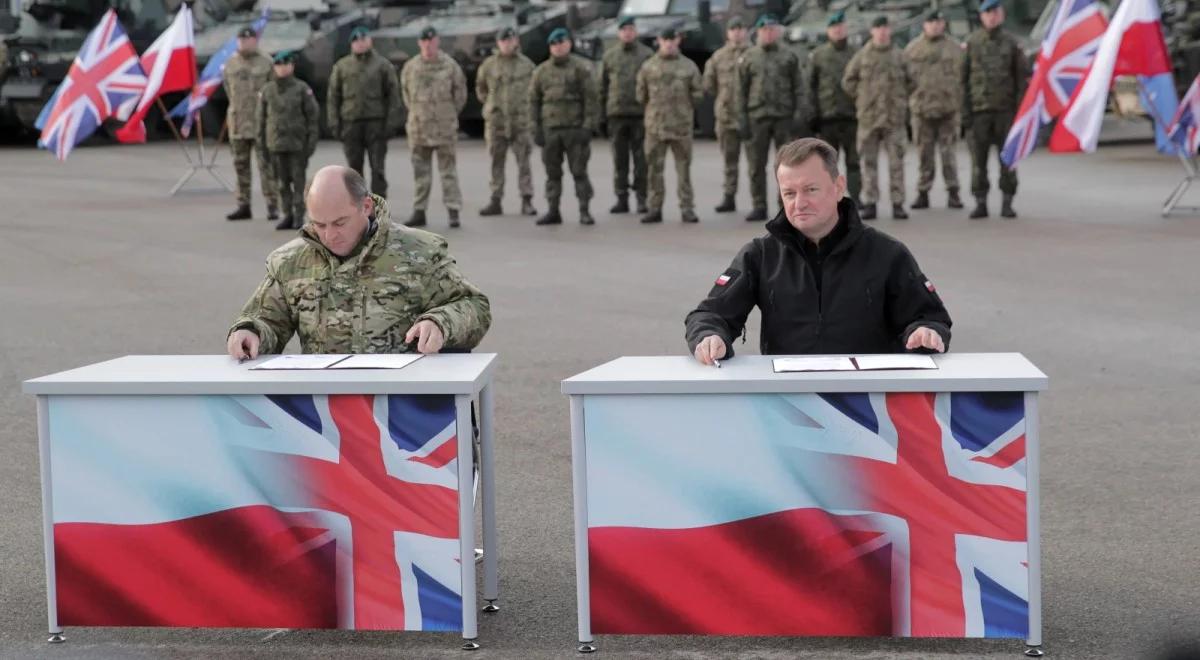 "Współpracujemy ramię w ramię". Brytyjski sekretarz obrony o sytuacji na granicy