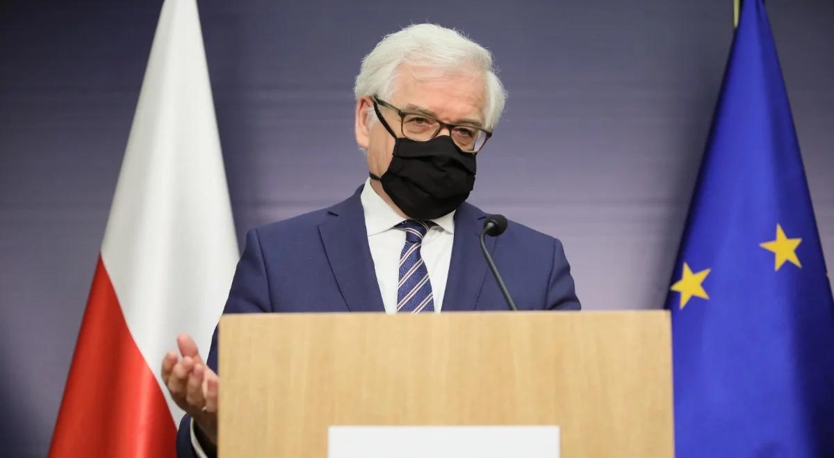 Szef MSZ: W relacjach z Chinami Unia Europejska musi mówić jednym głosem