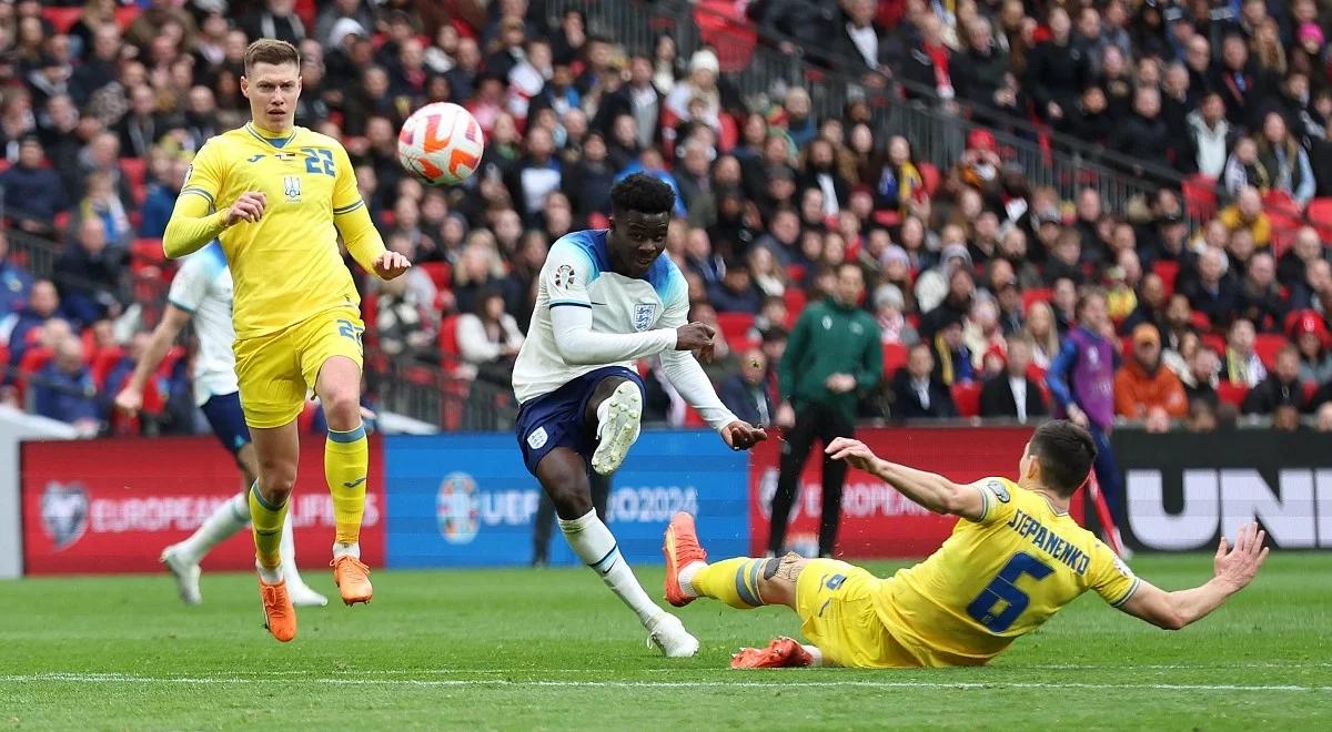 El. Euro 2024: Anglia pewnie pokonała Ukrainę. Efektowny gol Bukayo Saki