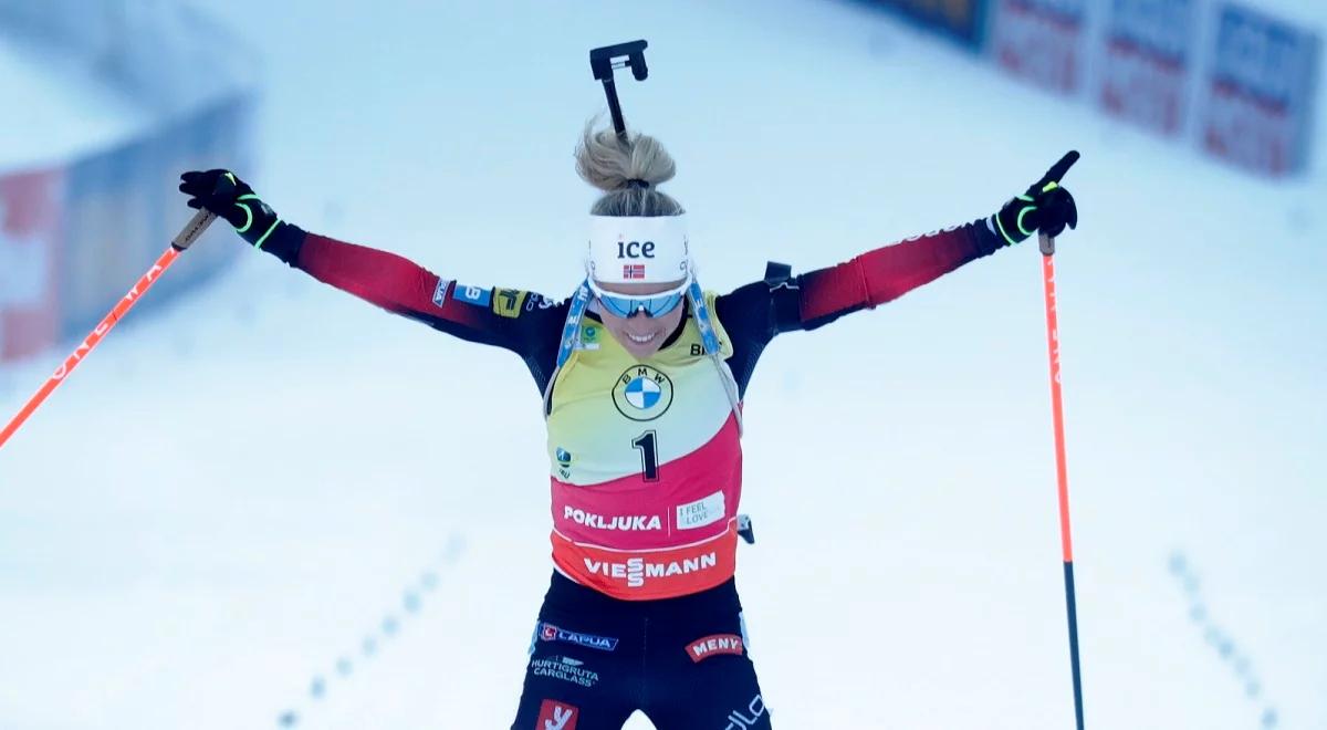 MŚ w biathlonie: Eckhoff sięgnęła po drugie złoto