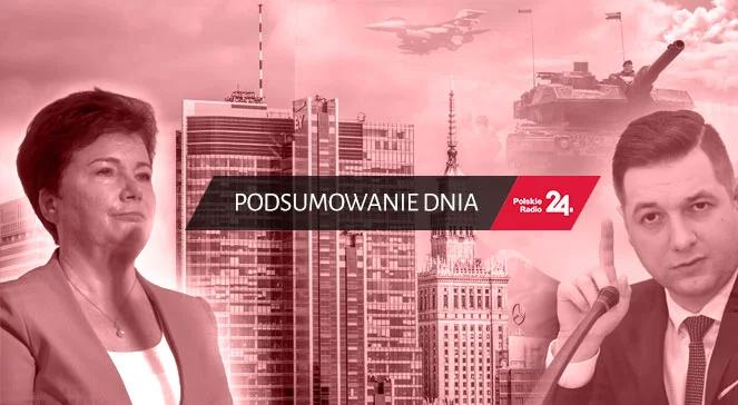 Podsumowanie dnia: większe wydatki na obronność, Gronkiewicz-Waltz a komisja weryfikacyjna