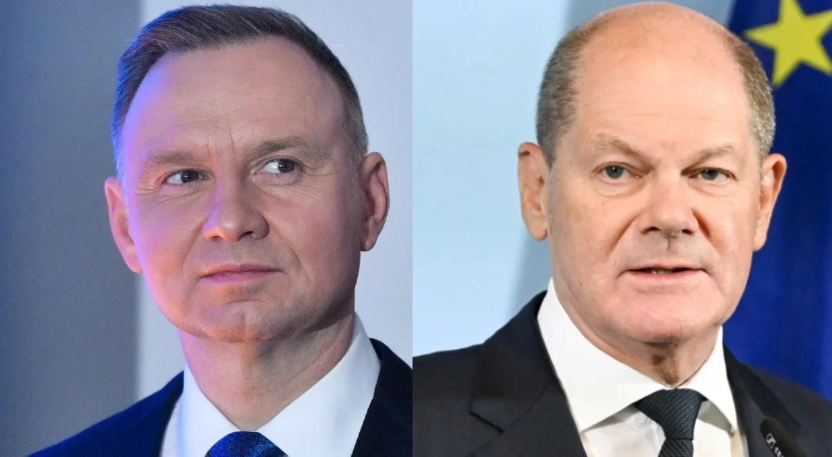 Andrzej Duda rozmawiał w Davos z Olafem Scholzem. Tematem bezpieczeństwo energetyczne