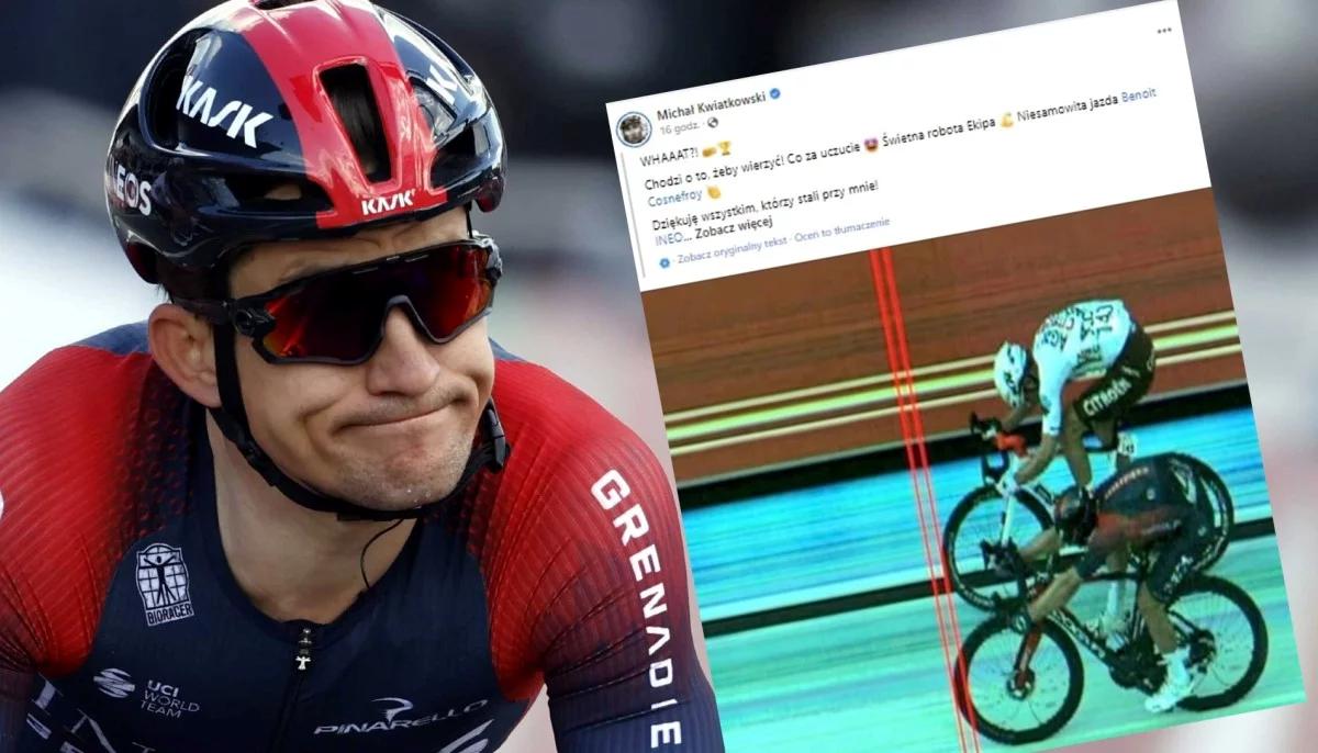 Amstel Gold Race. 254 km walki i zwycięstwo o grubość dętki. Kwiatkowski: nie było łatwo czekać na decyzję
