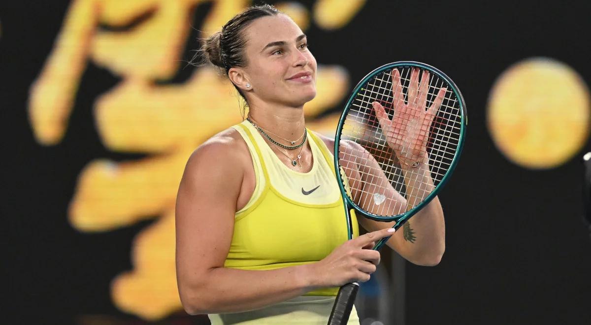 Aryna Sabalenka kontynuuje świetną passę w Australian Open. Qinwen Zheng też gra dalej