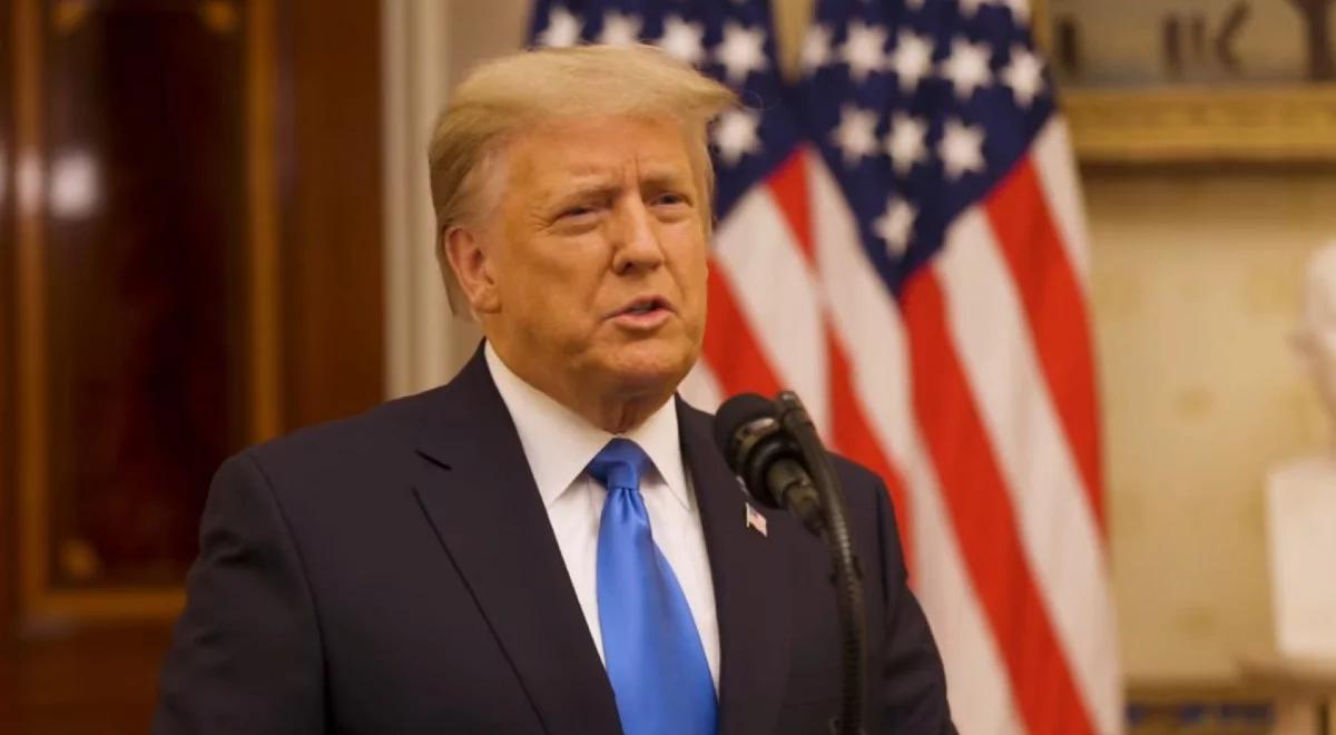 "To był zaszczyt, że mogłem być waszym prezydentem". Pożegnalne przemówienie Donalda Trumpa