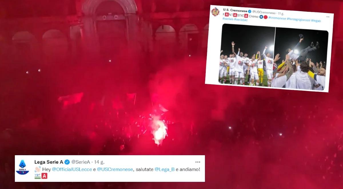 Lecce i Cremonese awansowały do Serie A. "Spełnienie marzeń"