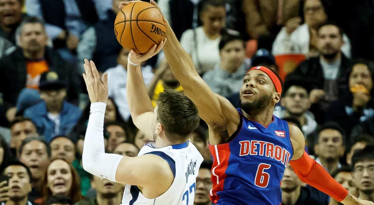 NBA: Luka Doncić zaliczył triple-double, Dallas lepsze od Detroit