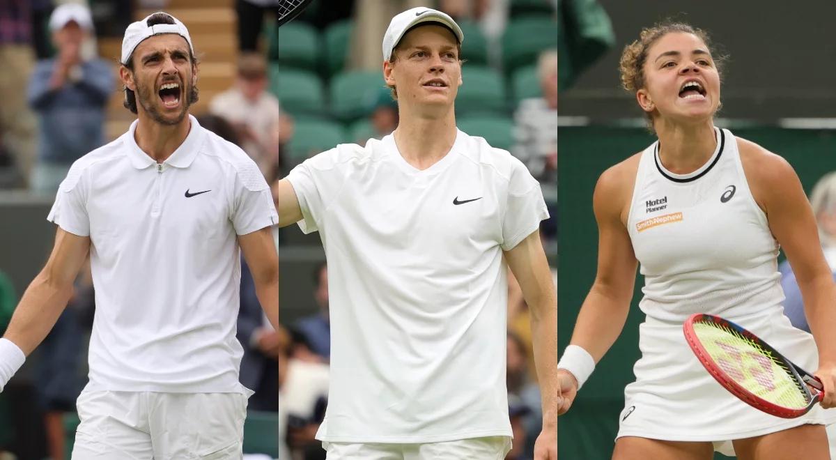 Wimbledon. Sinner, Musetti i Paolini się nie zatrzymują. Historyczny rezultat Włochów