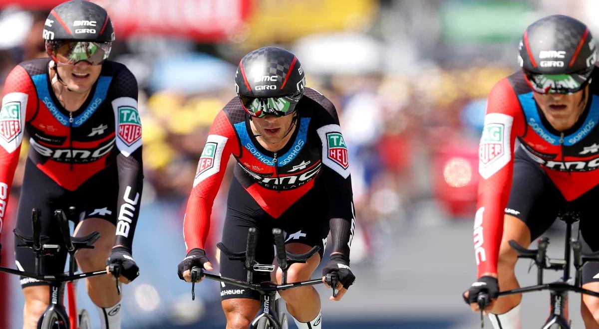 Tour de France 2018: kolarze BMC najlepsi na trzecim etapie, van Avermaet liderem