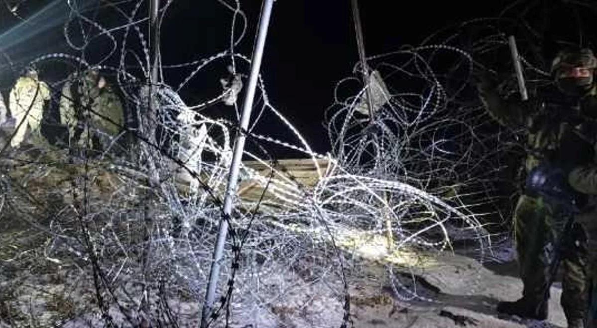 Atak migrantów na granicę. Ponad 25 osób sforsowało zaporę