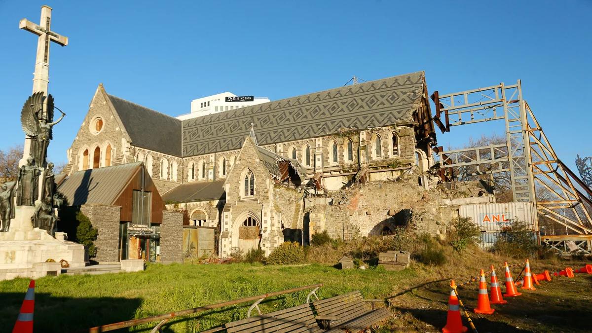 Christchurch - zranione miasto Nowej Zelandii