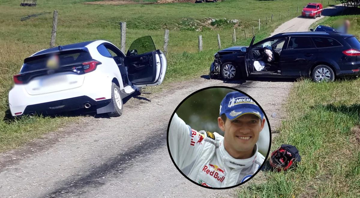 Wypadek na trasie Rajdu Polski. Wielokrotny mistrz świata Sebastien Ogier trafił do szpitala