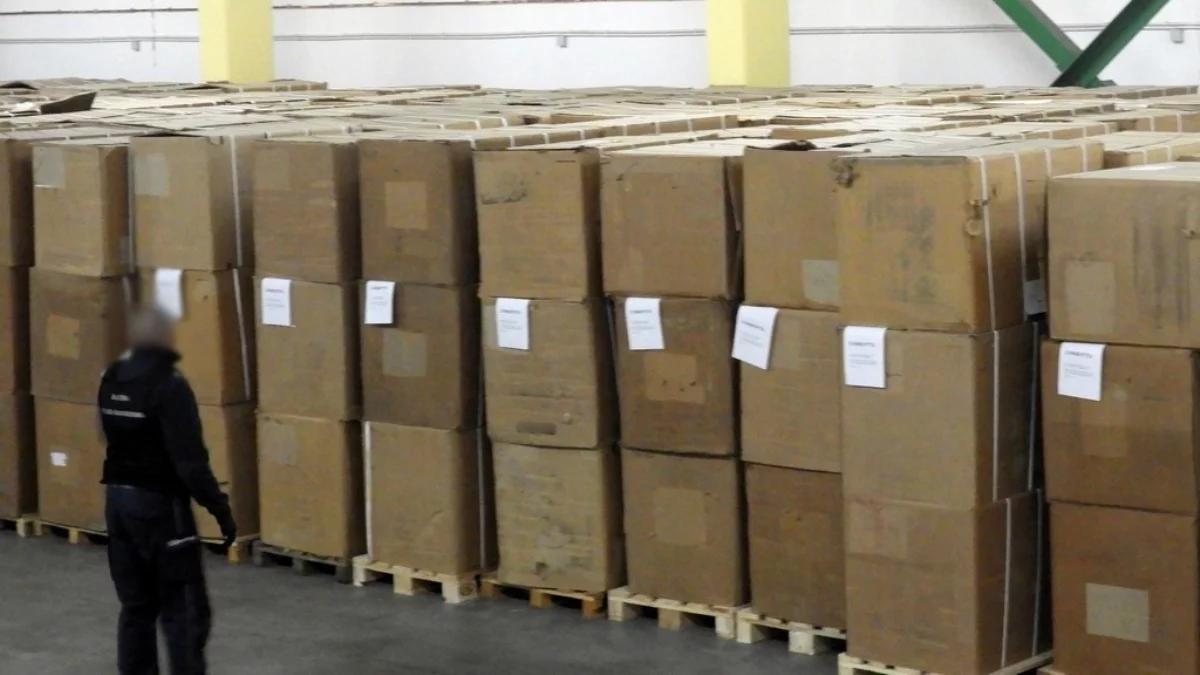 16 ton nielegalnego tytoniu w ciężarówce. Akcja KAS w pobliżu granicy