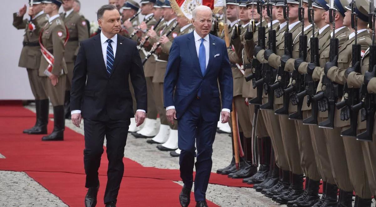 Prezydent Duda o wizycie Bidena: nasze relacje sojusznicze są silniejsze niż kiedykolwiek