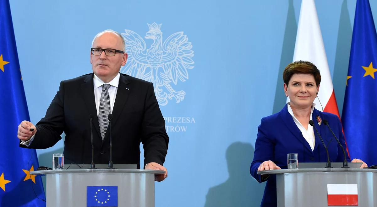 Debata Poranka: Po spotkaniu Szydło-Timmermans