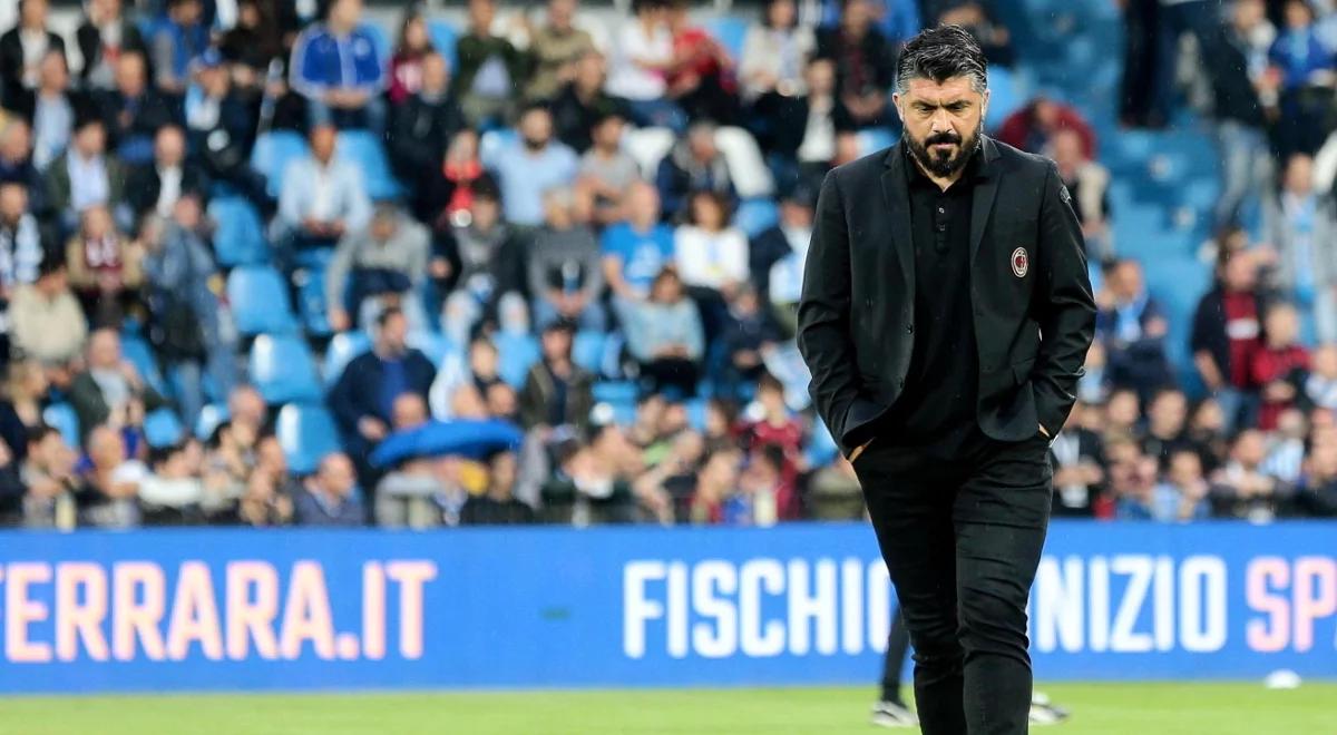 Serie A: Piątek będzie miał nowego trenera. Gattuso odchodzi z AC Milan