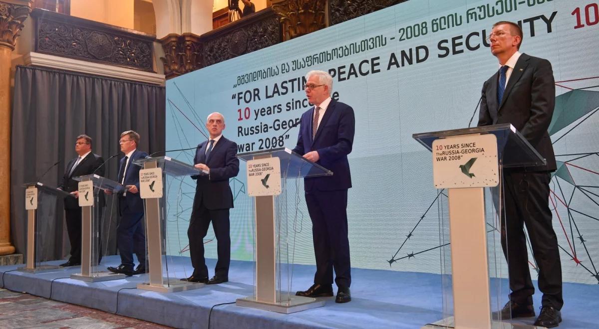Polska, Litwa i Łotwa wzywają Rosję do cofnięcia decyzji o uznaniu niepodległości Osetii Płd.
