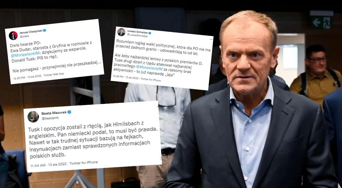 Tusk vs. fake newsy nt. rtęci w Odrze. "Zapomniał, że powinien raczej milczeć, niż pouczać"