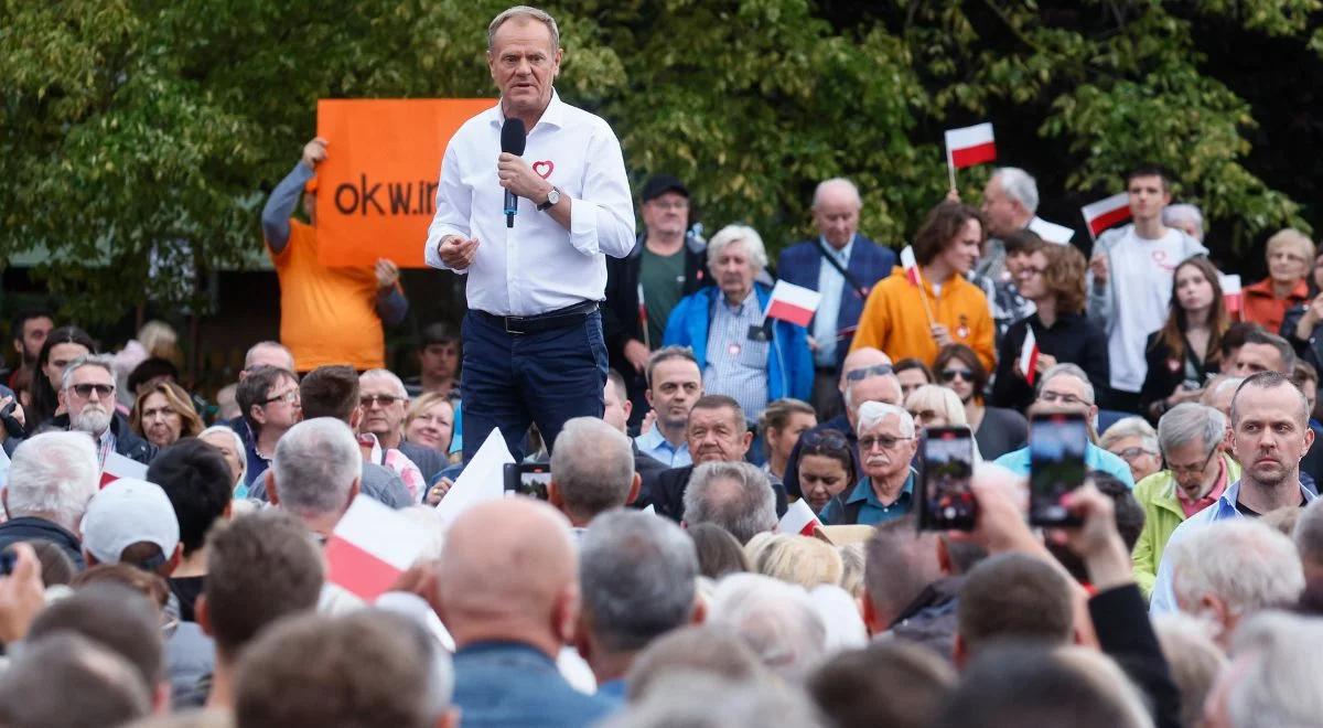 "4 x Nie. Tusk = Wyprzedaż Majątku". Müller: PO będzie realizować sprzedaż wielkich państwowych firm