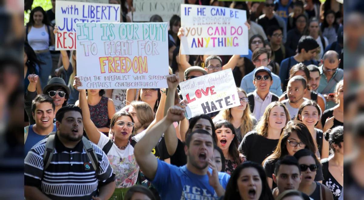 Fala protestów w USA. Część Amerykanów nie może pogodzić się z wyborem Trumpa
