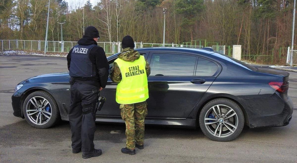 Cudzoziemcy próbowali nielegalnie przekroczyć granicę polsko-niemiecką. Zostali zatrzymani przez SG