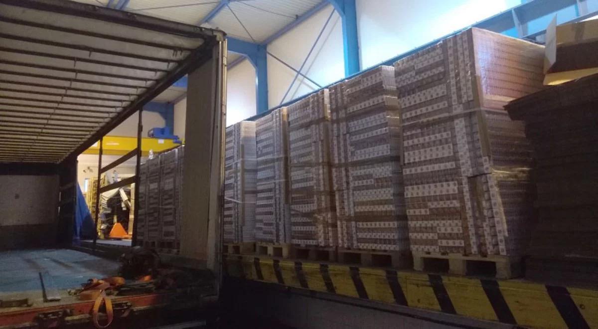 Ponad 430 tys. papierosów o wartości 6 mln zł. Udaremniono ogromny przemyt