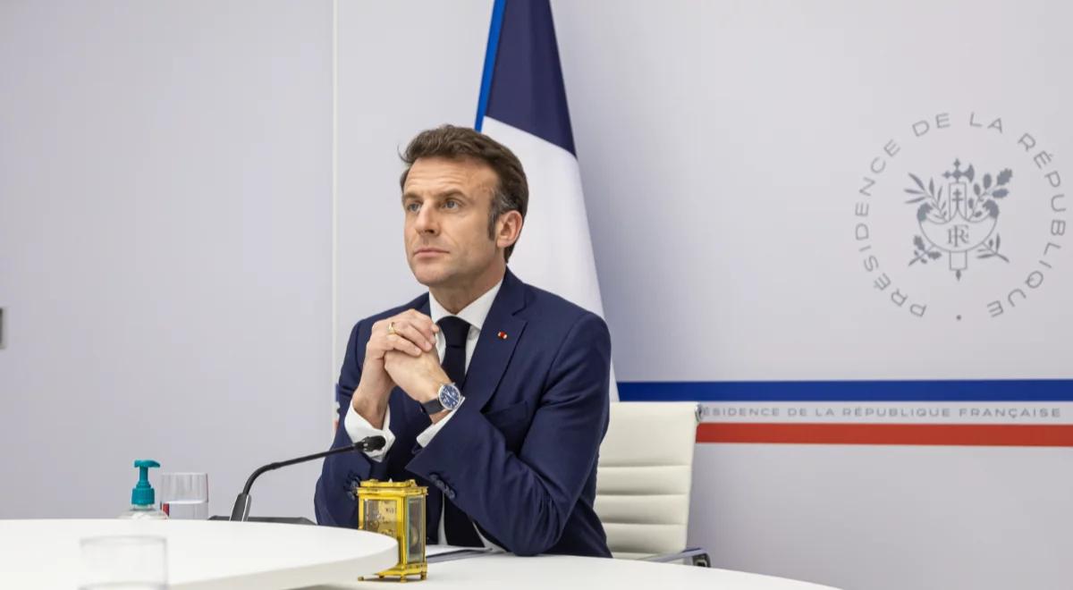 Macron nie skorzystał z zaproszenia przyjazdu na Ukrainę. Zaskakujący powód nieobecności