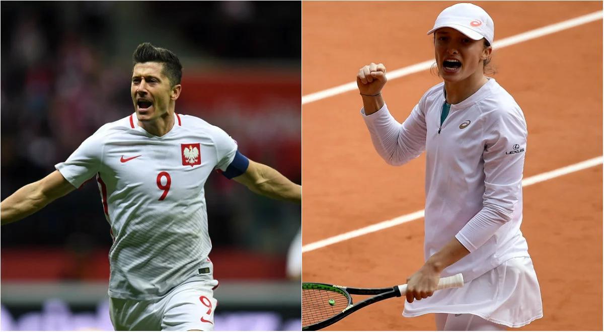 Robert Lewandowski i Iga Świątek najlepszymi sportowcami Europy. "Wasi pupile wyprzedzili równie słynnych"