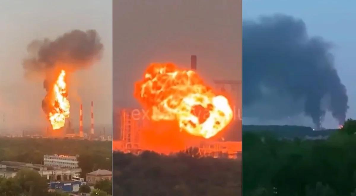Ukraina zaatakowała Rosję. Eksplozje na Krymie, słupy ognia w rafineriach