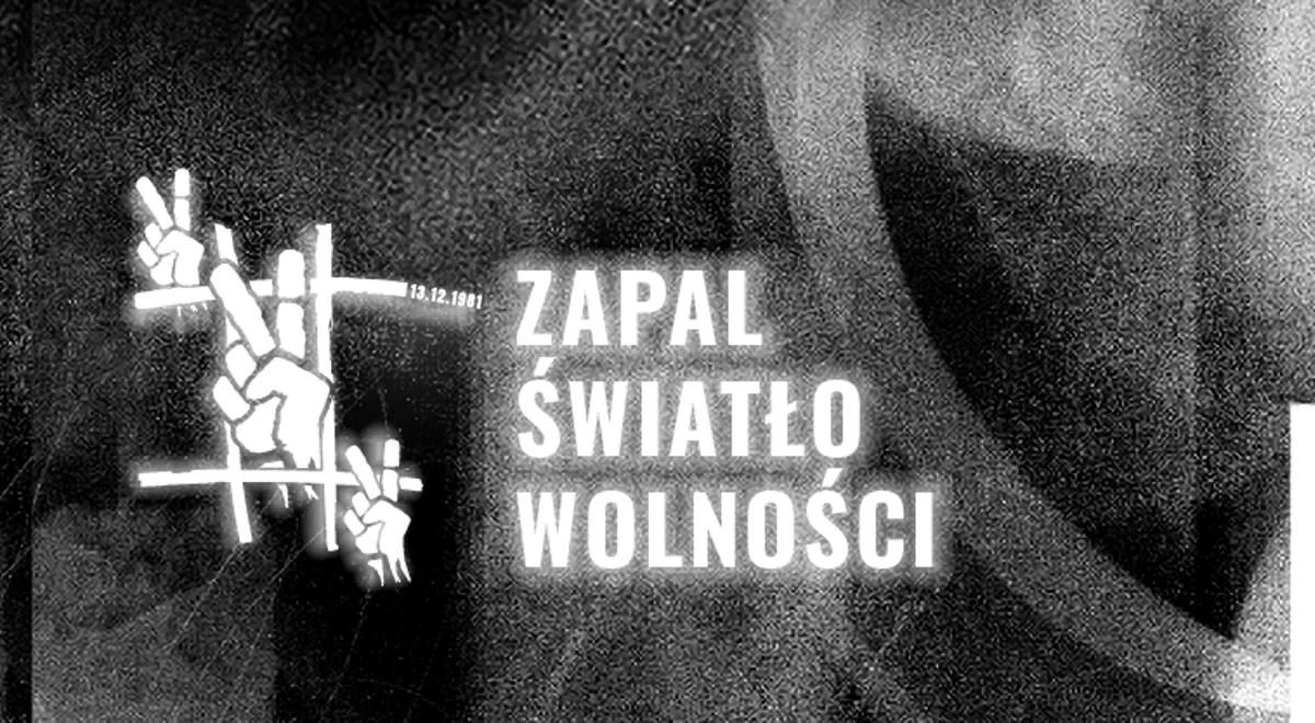 "Zapal światło wolności". Akcja IPN na 41. rocznicę wprowadzenia stanu wojennego