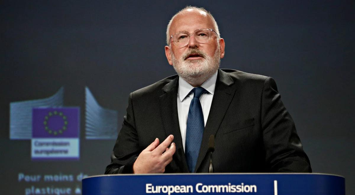 F. Timmermans: nie widzę przeszkód, by współpracować z J. Wojciechowskim