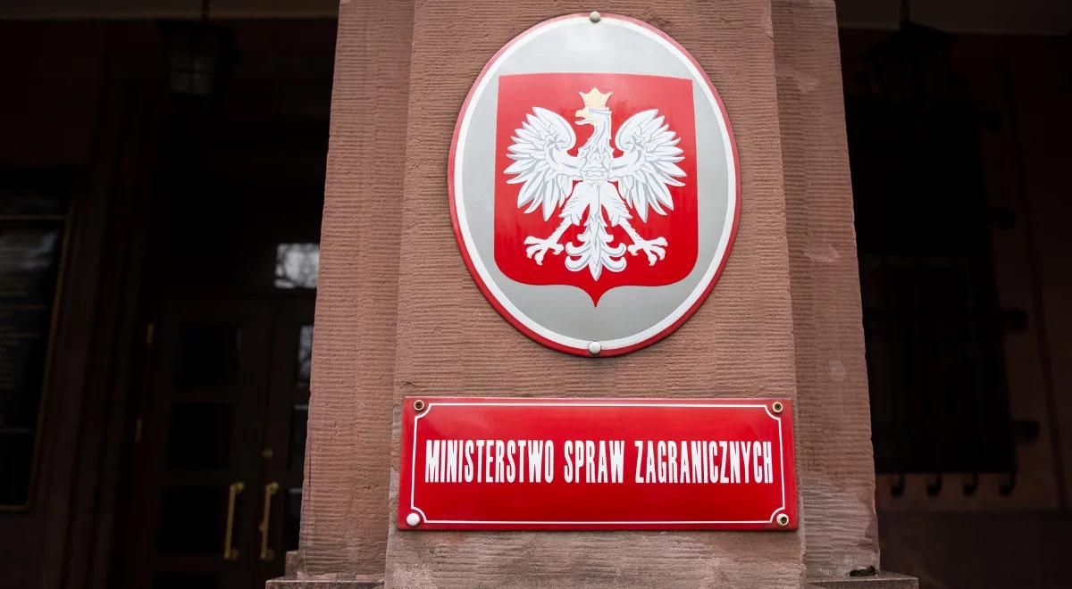 "Zostały podjęte wszelkie możliwe działania". Komunikat MSZ ws. Polaka w śpiączce