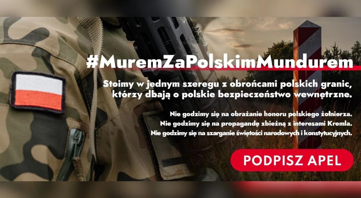 "Murem za polskim mundurem". Sprawdź, jak podpisać apel poparcia dla obrońców granic