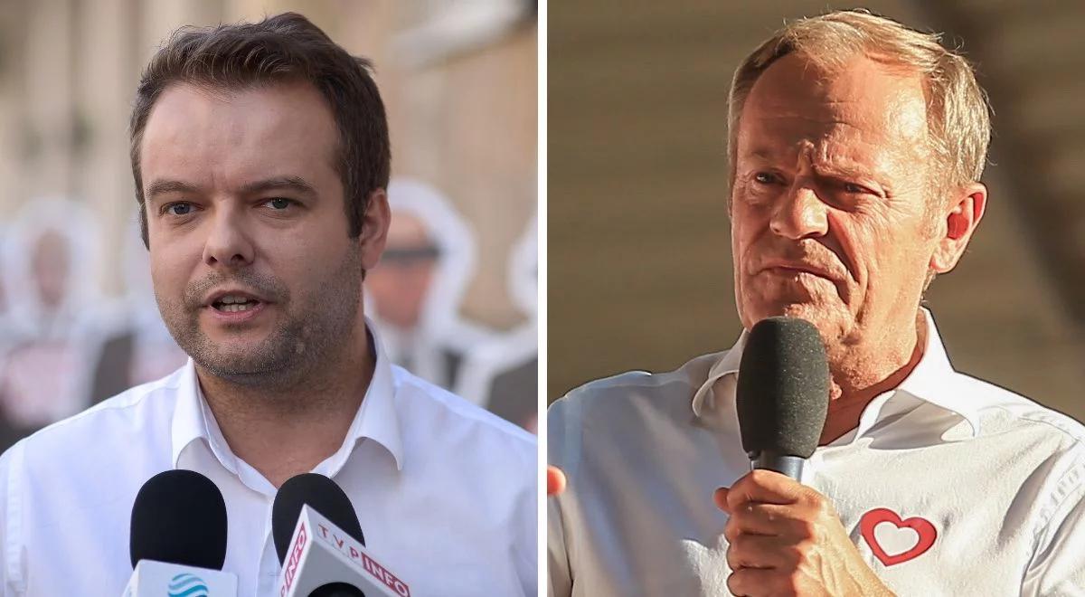 Rzecznik PiS o Donaldzie Tusku. "Stoją za nim często ludzie z zarzutami"