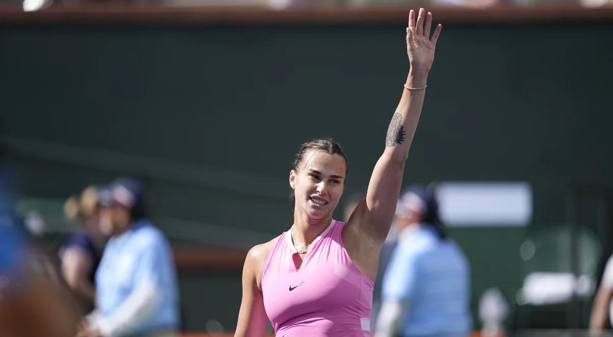 WTA Indian Wells. Aryna Sabalenka zostaje w grze o tytuł. Białorusinka awansowała do 1/8 finału