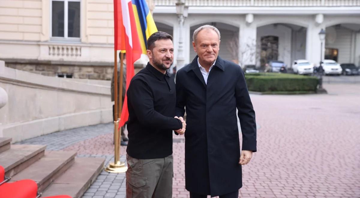 Premier Tusk we Lwowie. "Nie możemy dać wszystkiego, bo też jesteśmy państwem frontowym"