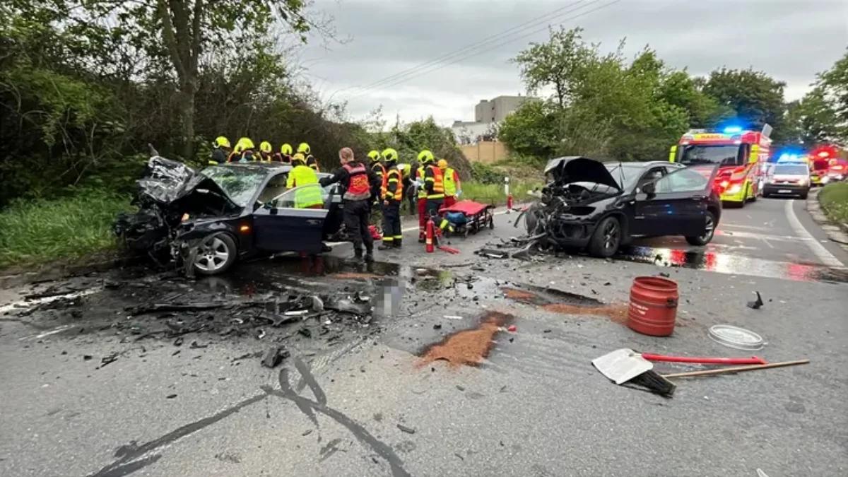 Polskie BMW wjechało w rodzinę w Czechach. Kierowca pod wpływem narkotyków i alkoholu