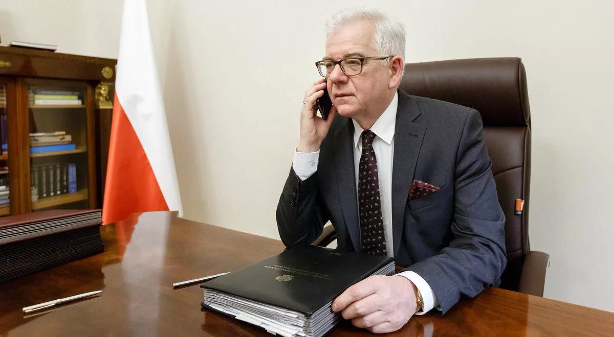 Jacek Czaputowicz rozmawiał z szefem MSZ Indii o statusie prowincji Dżammu i Kaszmir