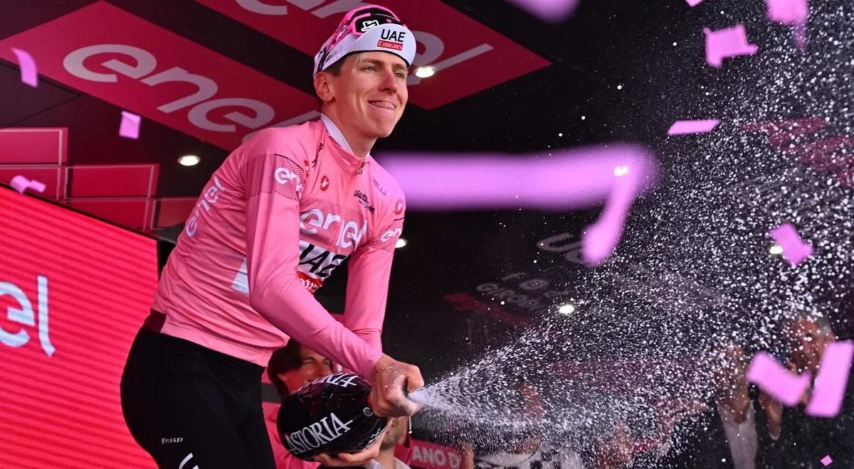 Giro d'Italia. Tadej Pogacar triumfatorem 107. edycji. Świetny wynik Aniołkowskiego na ostatnim etapie