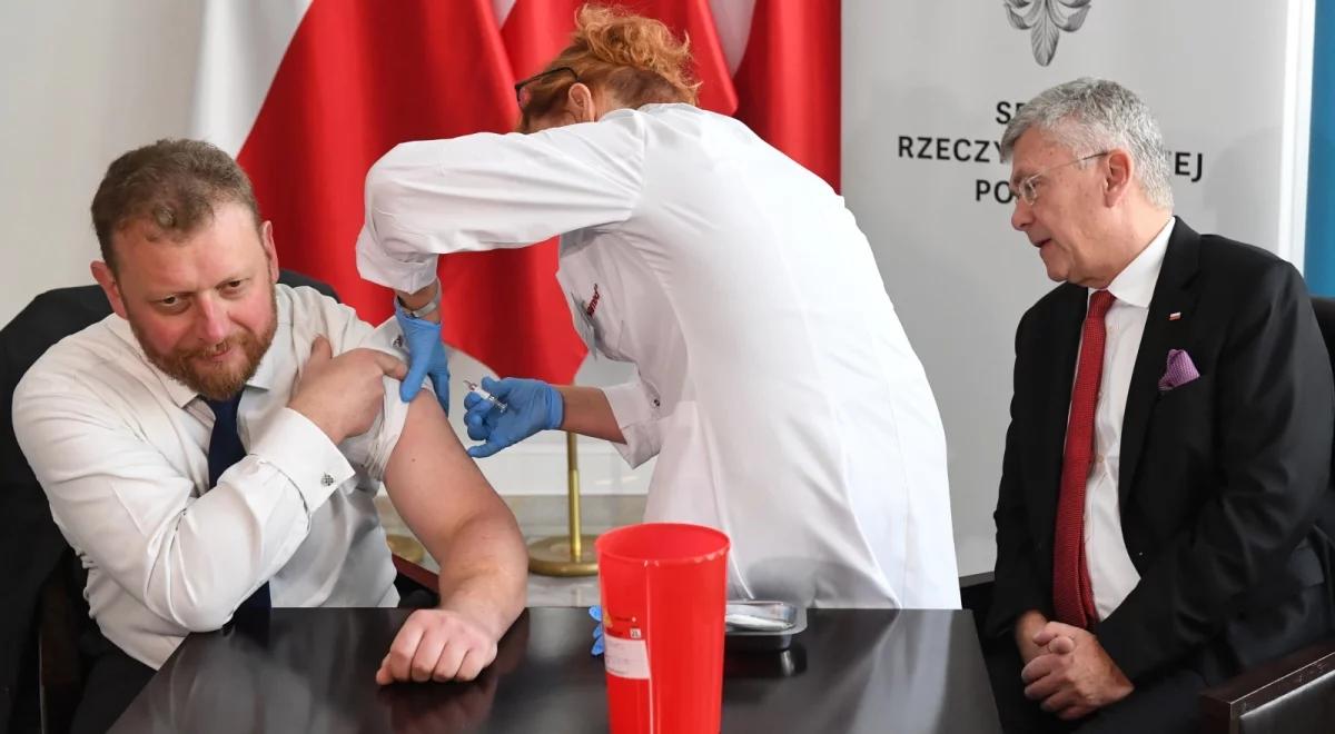 Minister zdrowia i marszałek Senatu zachęcają do szczepień przeciwko grypie