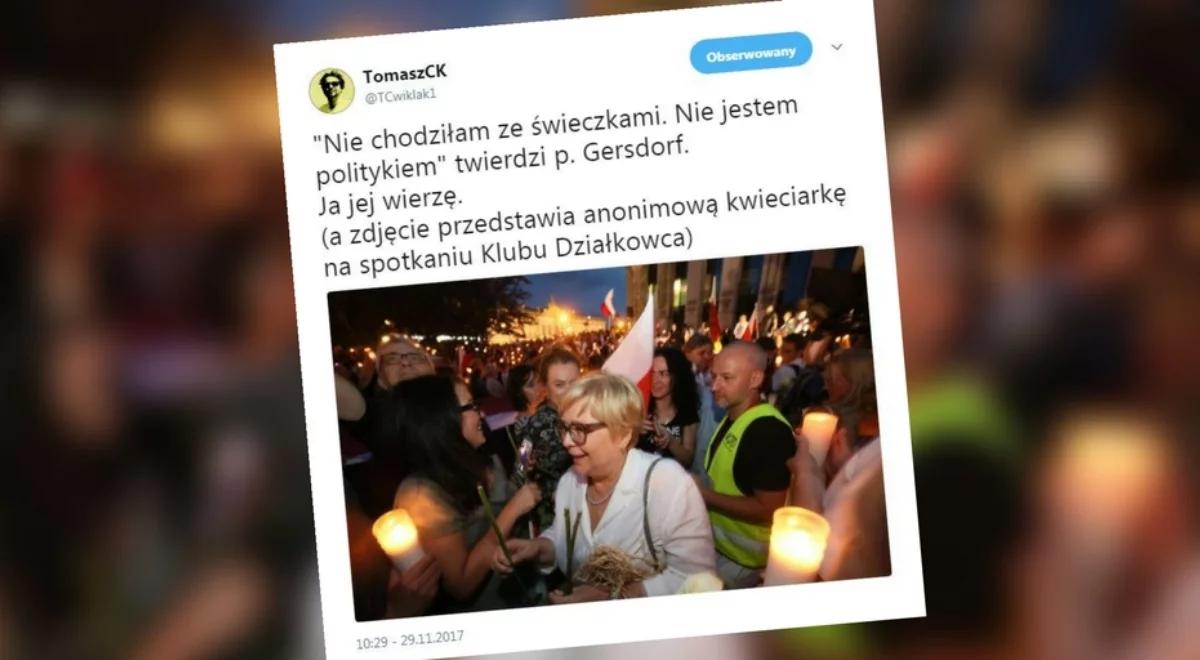 "Sędziowie SN nie chodzili z żadnymi świeczkami i ja też nie". Internauci szybko zareagowali na słowa Małgorzaty Gersdorf