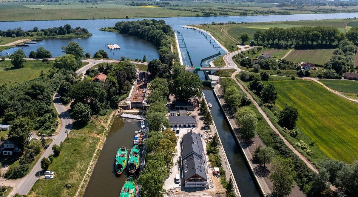 Modernizacja stopnia wodnego Przegalina zakończona. Umożliwi żeglugę i zabezpieczy przed powodzią