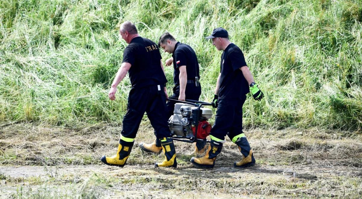 Strażacy walczą ze skutkami nawałnic na Podkarpaciu. Pogoda wreszcie im sprzyja