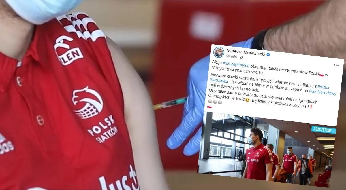 Premier: akcja szczepień obejmuje sportowców. Preparaty otrzymali też polscy siatkarze