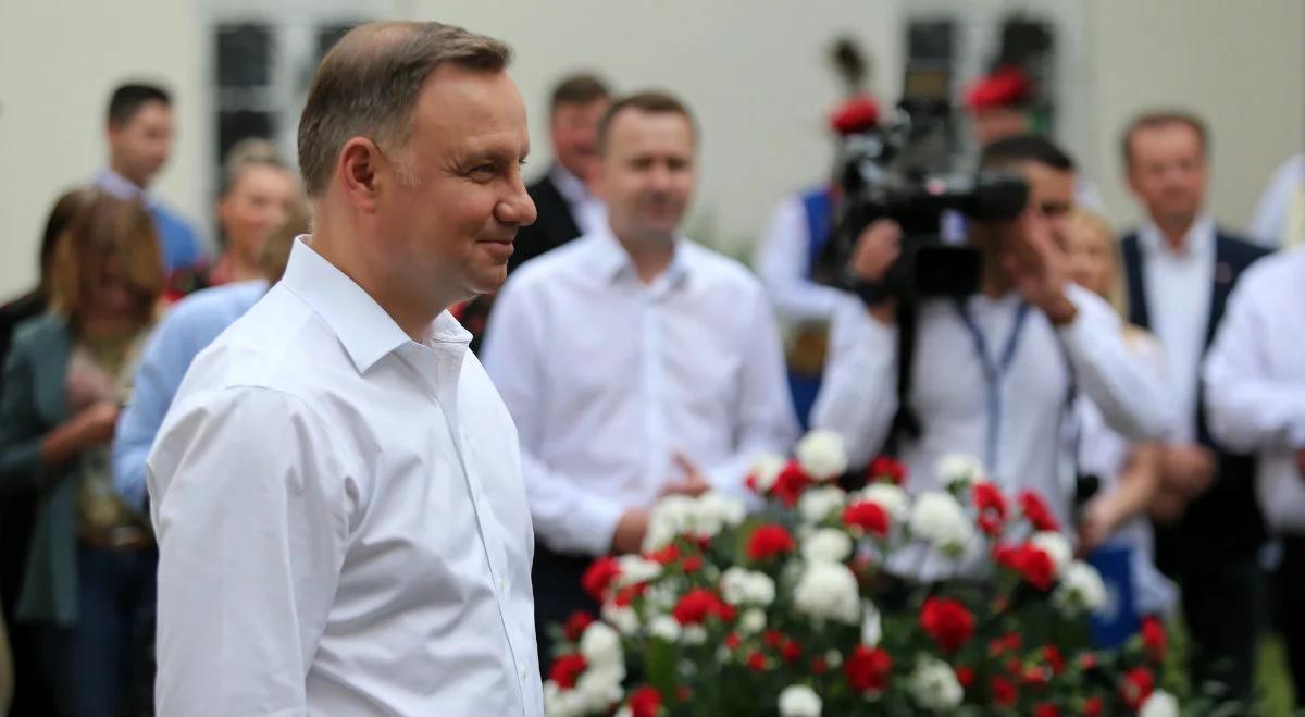 Prezydent Andrzej Duda zaprezentował swoje hasło wyborcze