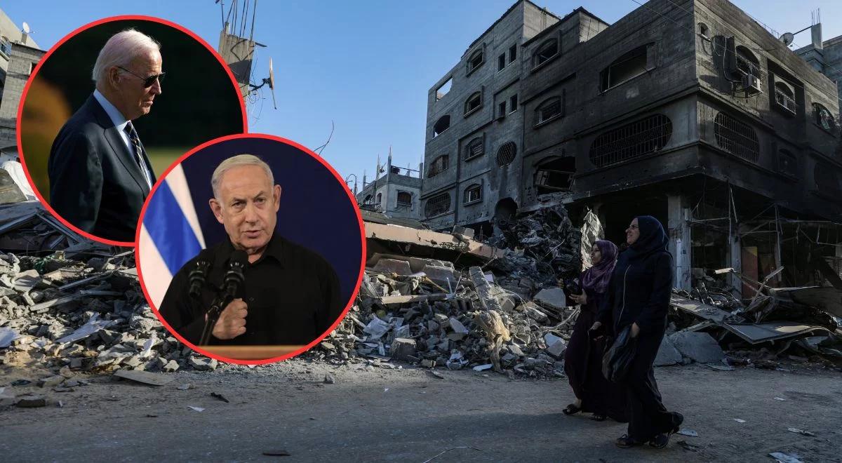 Wojna w Izraelu. Biden: poprosiłem Netanjahu o przerwę w walkach w Strefie Gazy