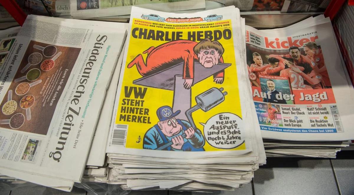 Merkel na okładce pierwszego niemieckiego numeru "Charlie Hebdo"