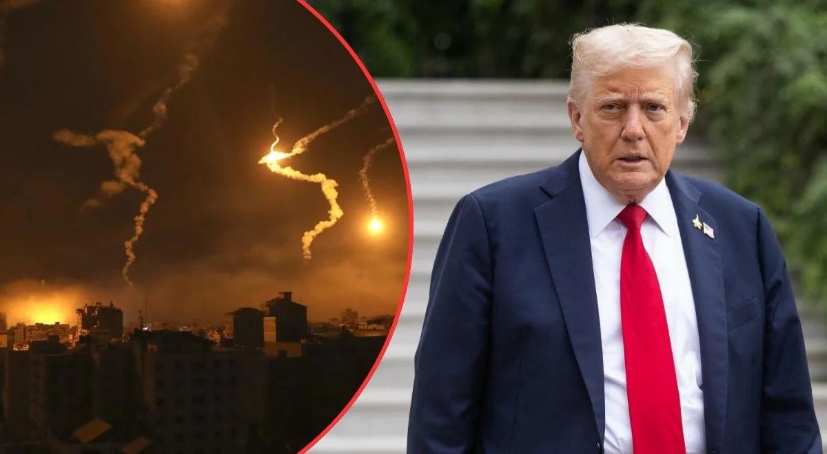 Nocne bombardowania Gazy. Izrael zignorował apel Trumpa