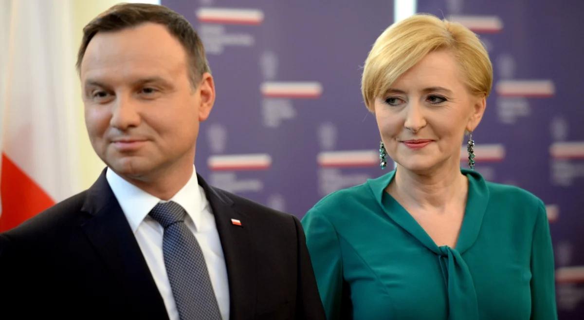 Andrzej Duda w Czechach. Para prezydencka spotkała się z Polonią