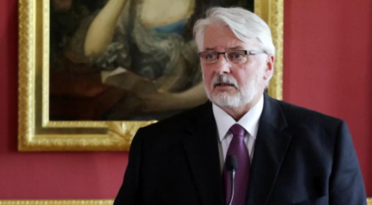 Witold Waszczykowski: nie ma żadnego uzasadnienia, aby łączyć kwestie migrantów z funduszami strukturalnymi